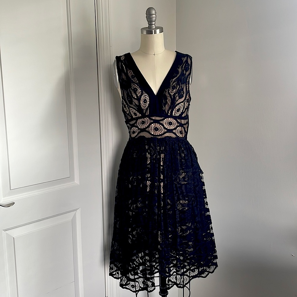 Calvin Rucker Black Lace Dress